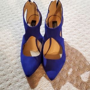 Blue shoes